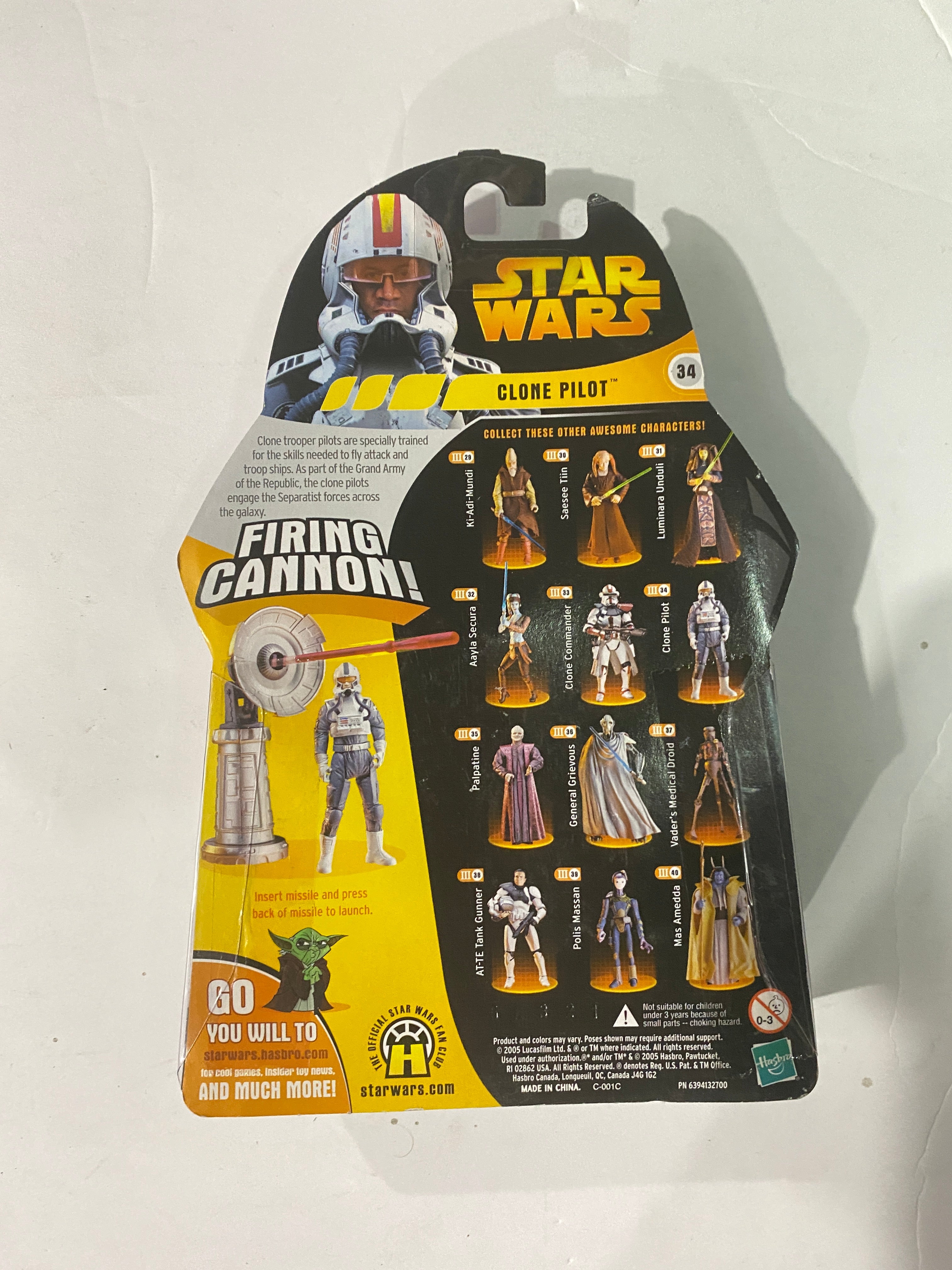 Clone Pilot Revenge of the Sith Star Wars Action Figure Japan Variant Release