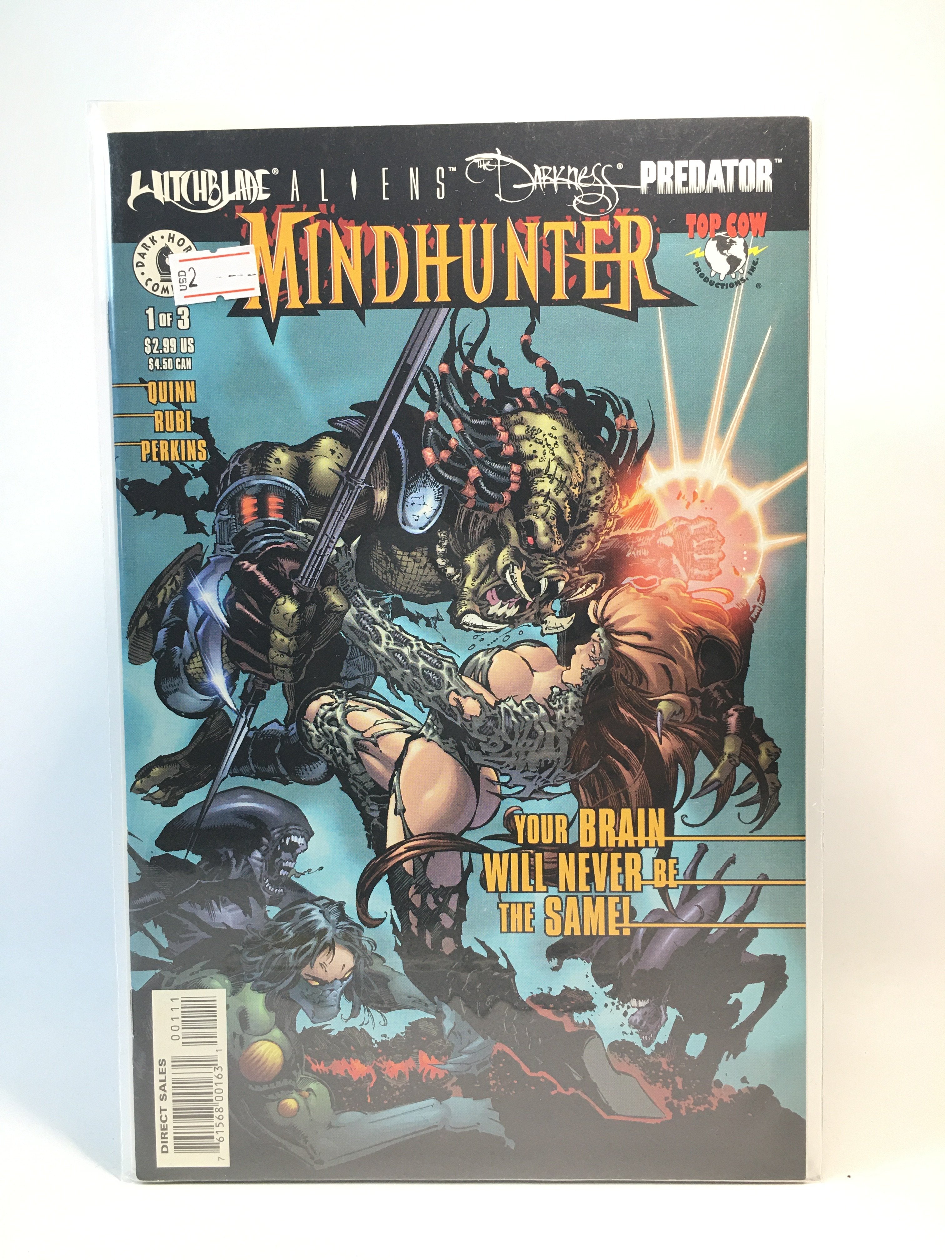 Mind Hunter 1 of 3 Dark Horse Comics Predator Top Cow