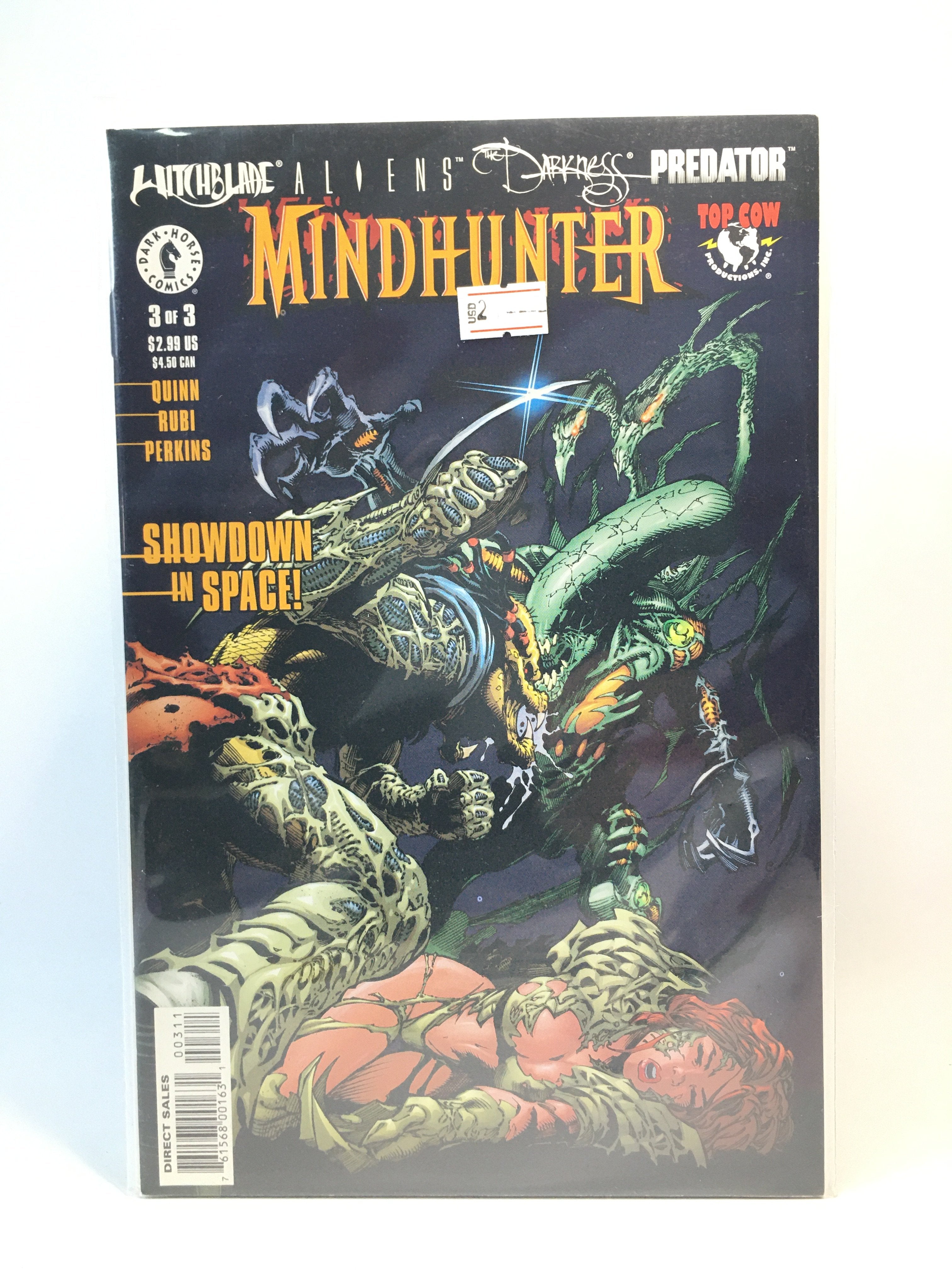Mind Hunter 3 of 3 Dark Horse Comics Predator Top Cow