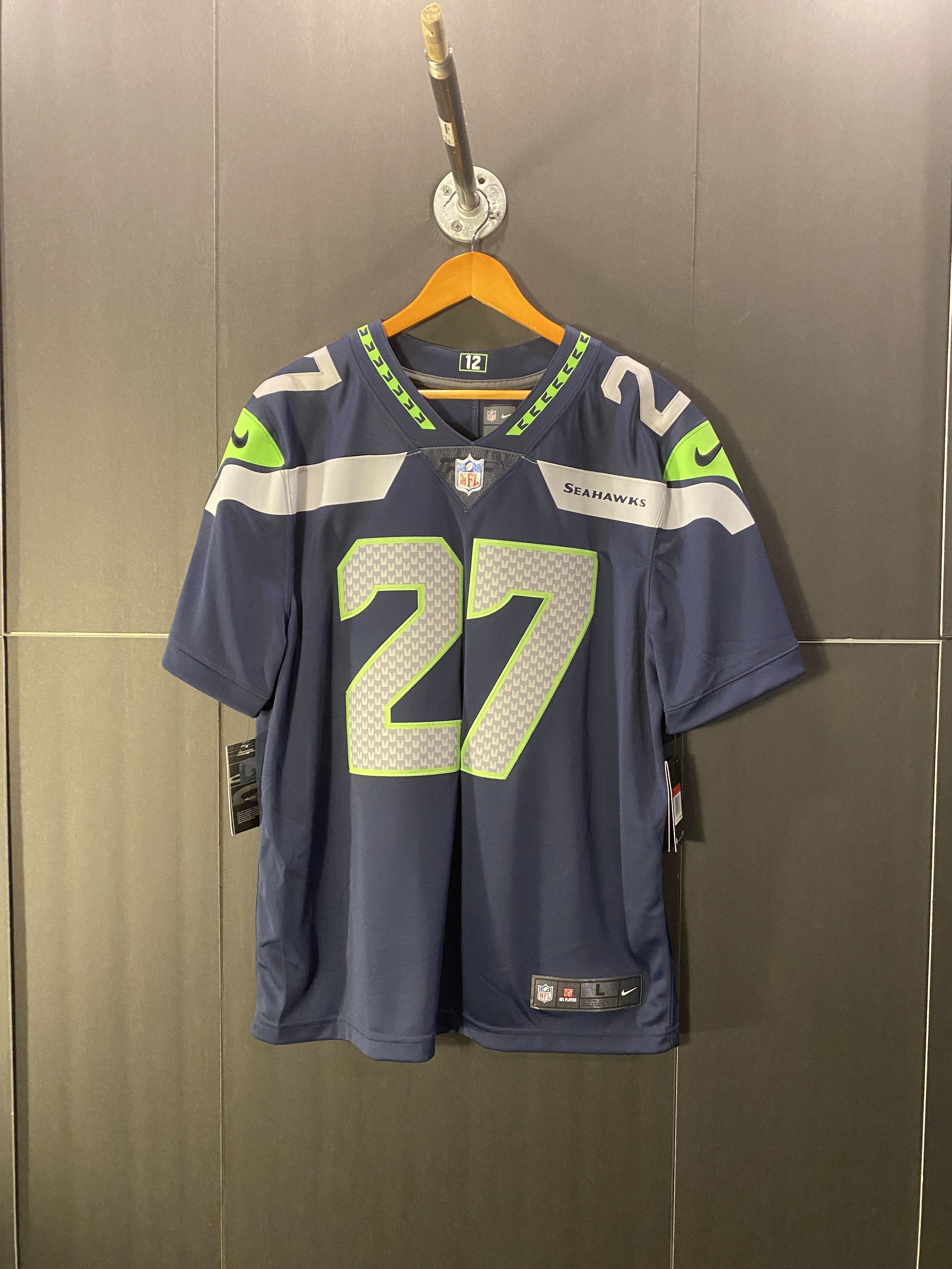 Seattle Seahawks 27 Jersey New