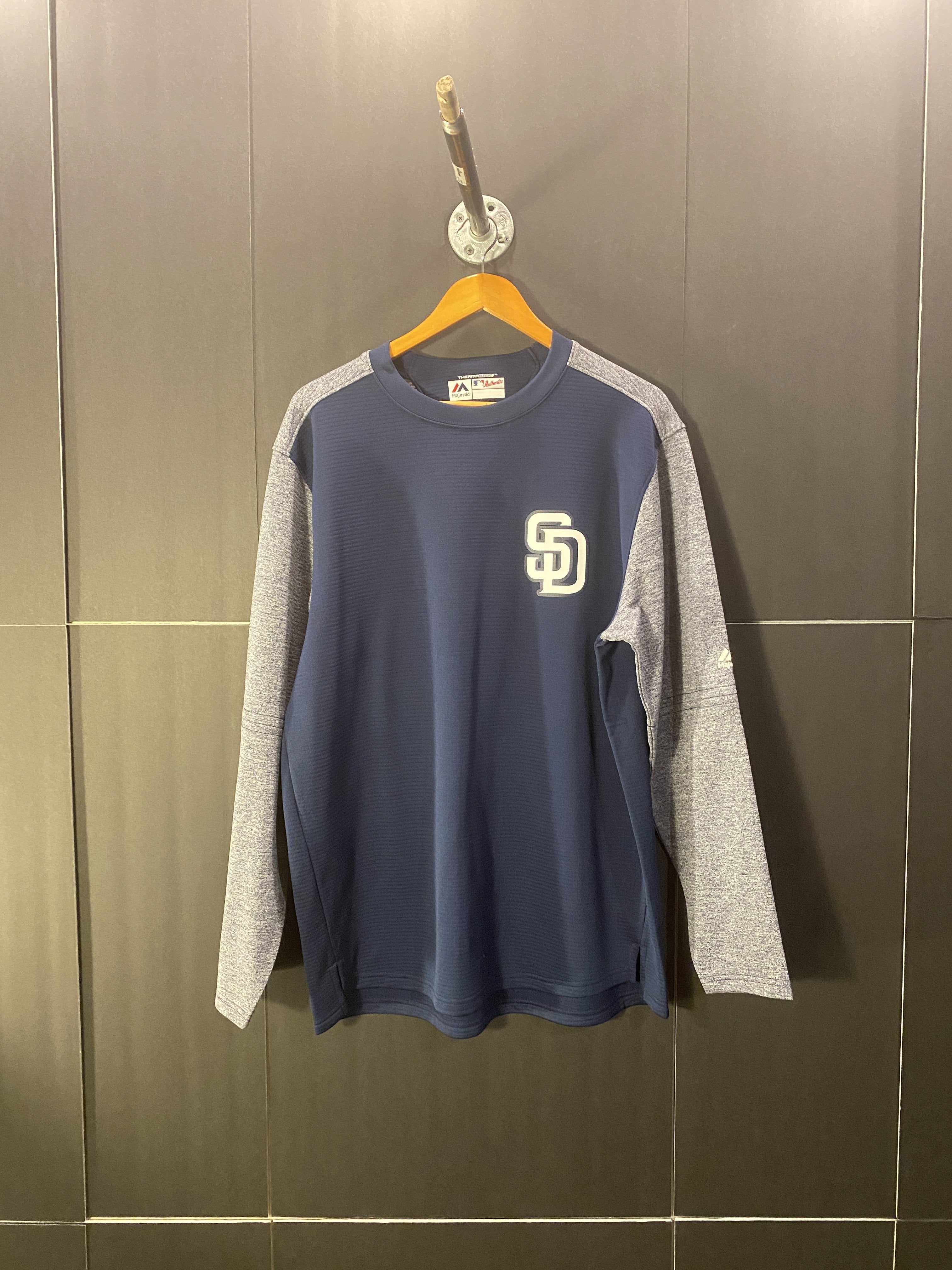 San Diego Baseball Pull Over Large Majestic