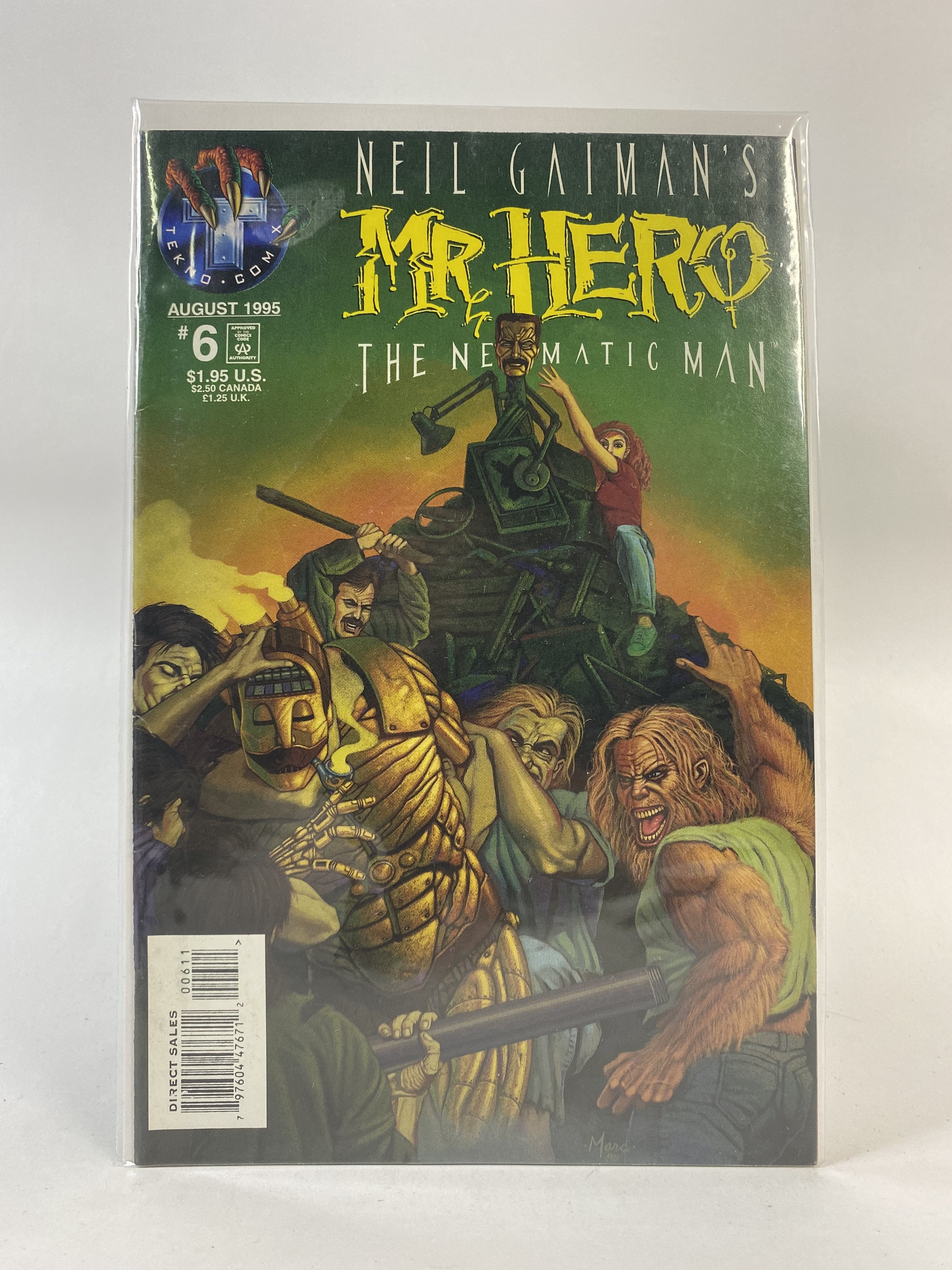 Mr.Hero The Nematic man #6 Aug 1995