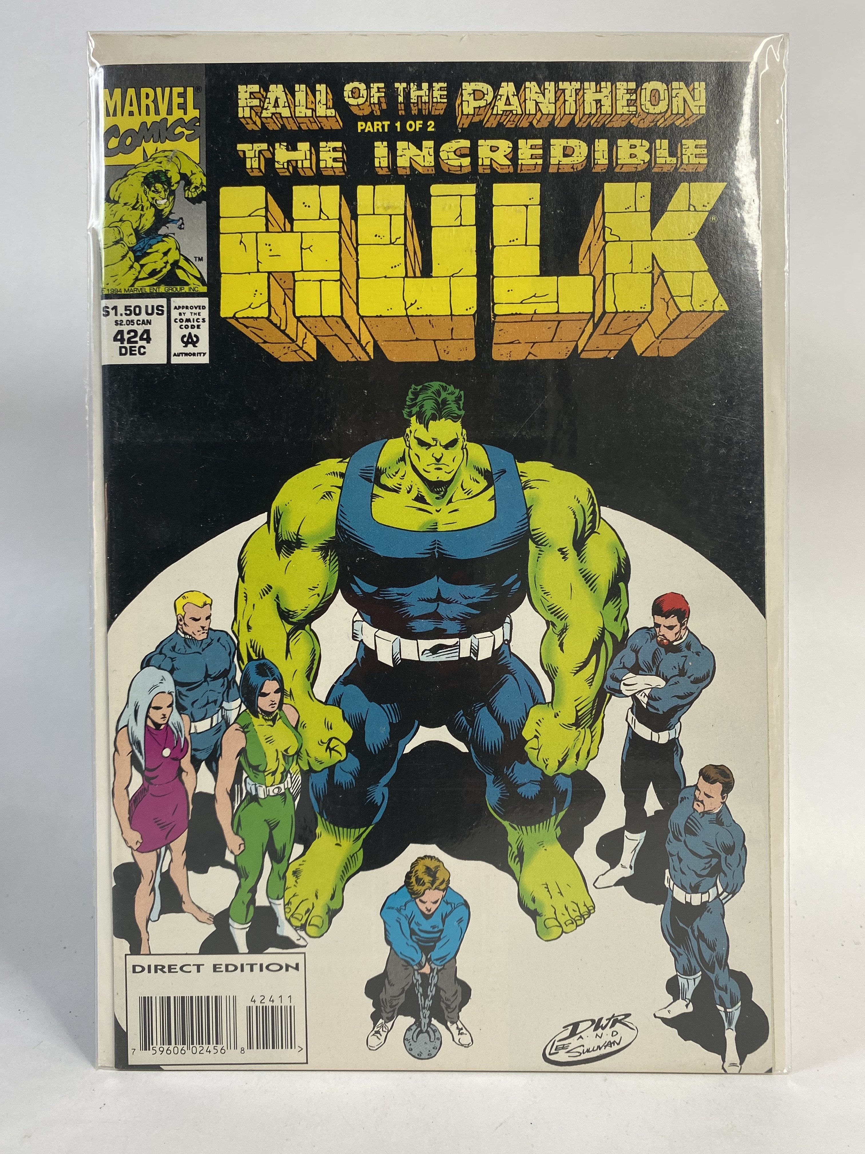 The Incredible hulk Part 1 of 2 Fall of the Pantheon 424 Dec Marvel comics