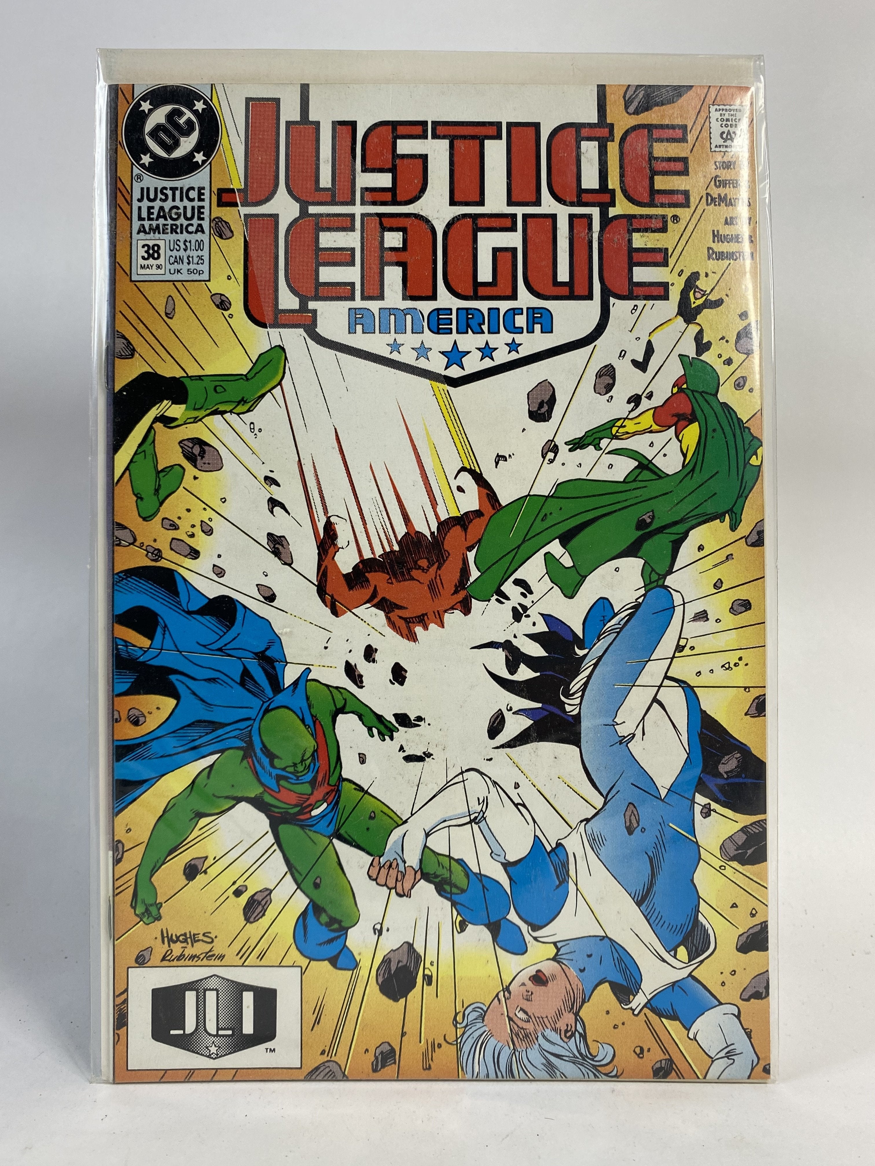 Justice League America 38 May 1990 DC COMICS