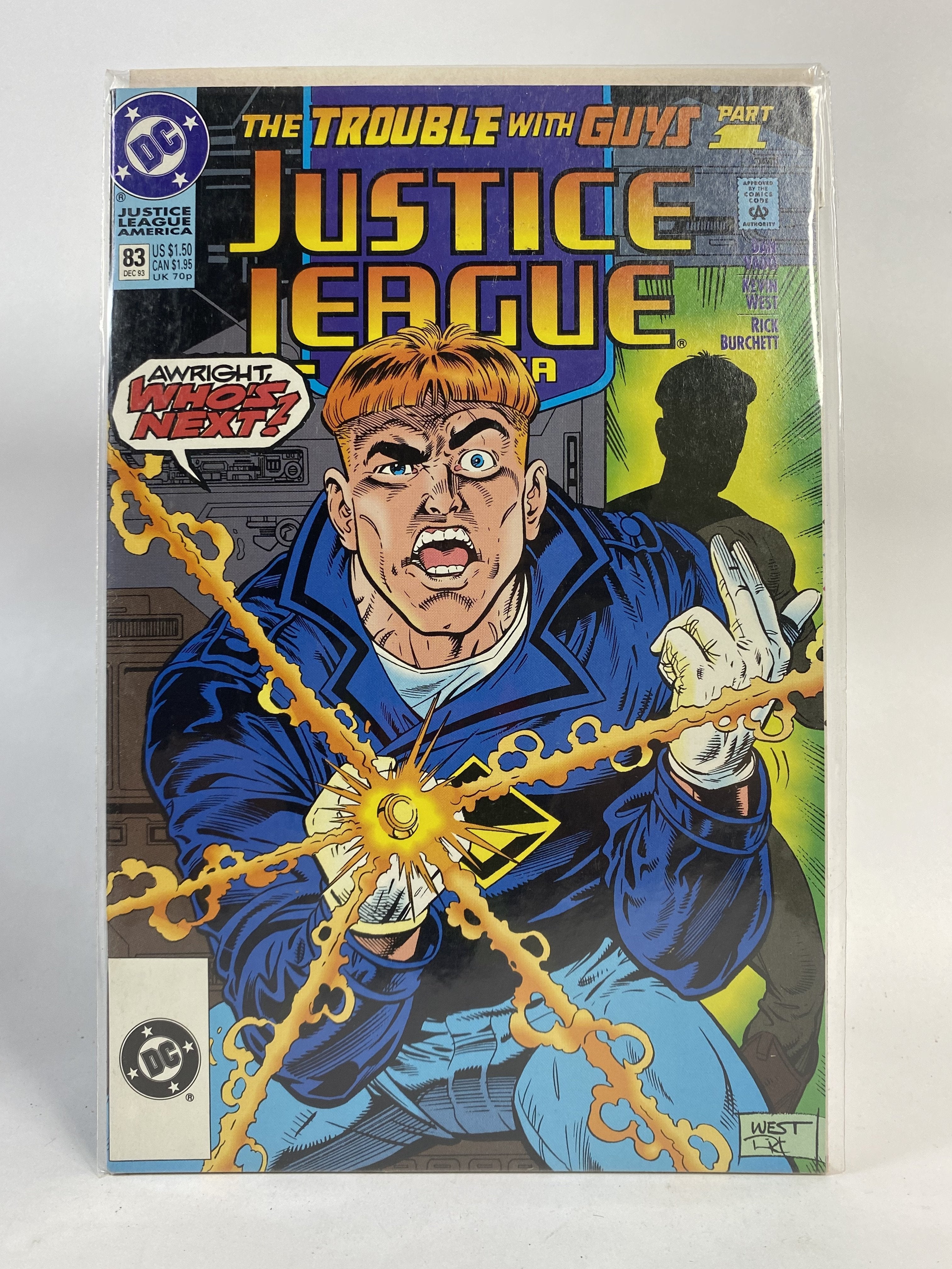 Justice League The trouble with Guys 83 Dec 1993 DC COMICS