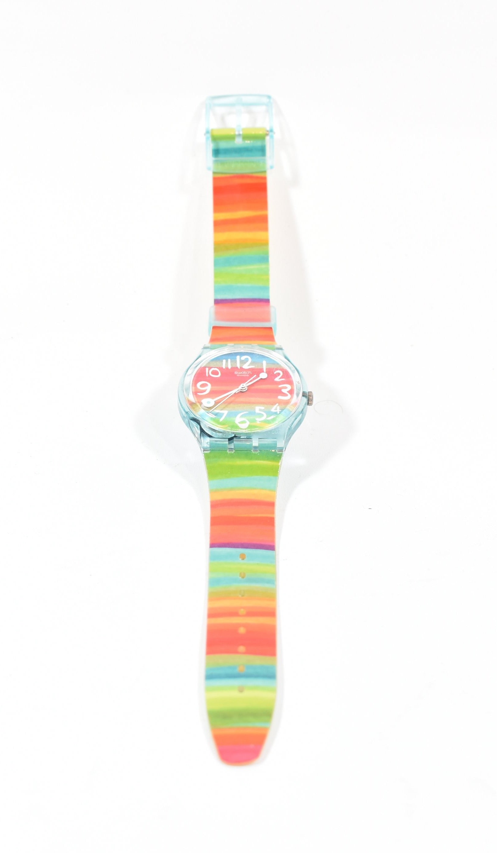 Colorfull Wrist watch used plastic Swatch Swiss Used