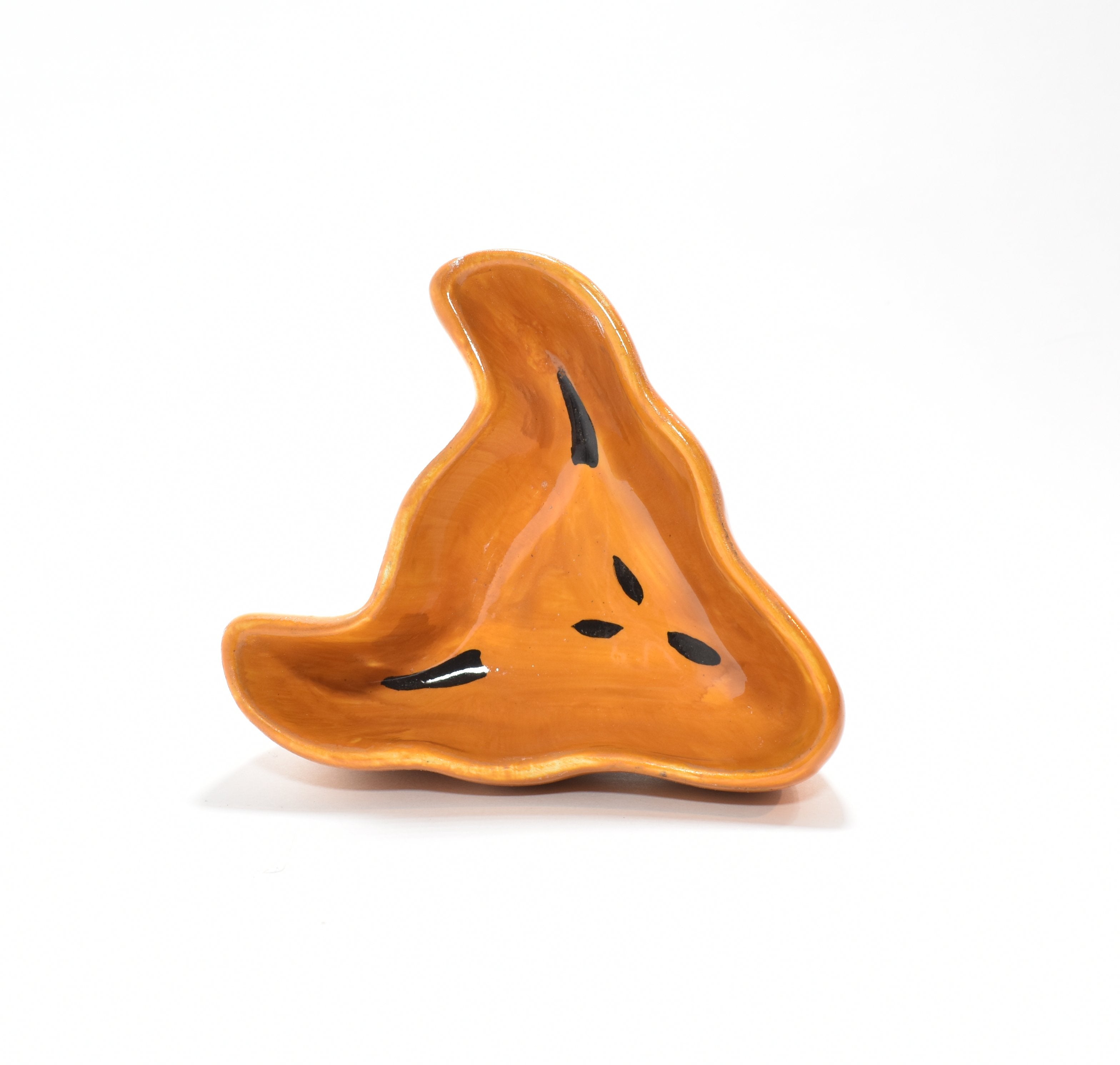 Ceramic bull Bowl Used 4 inch