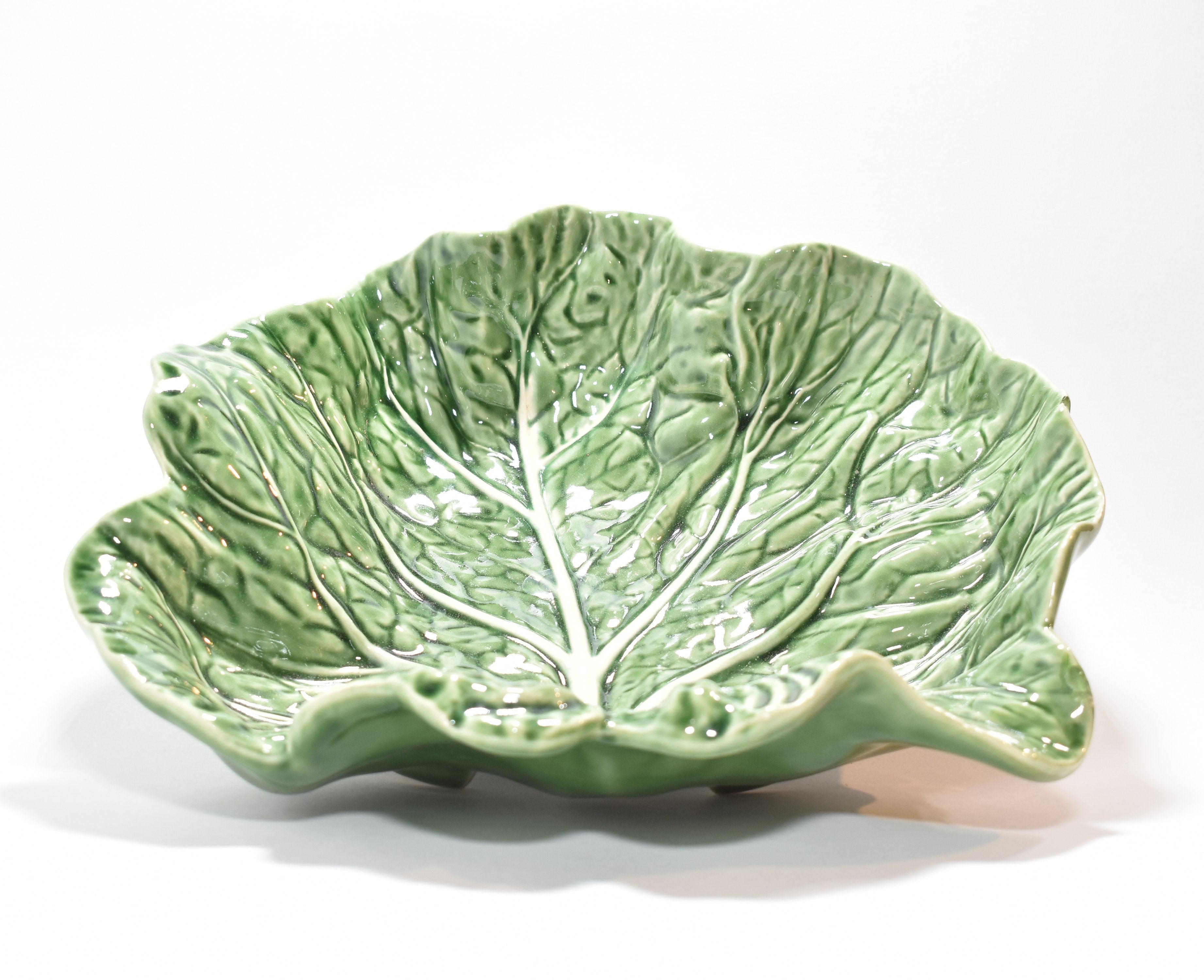 Bordallo Pinneiro L. Portugal Made in Portugal Leaf bowl Ceramic bowl green tabl