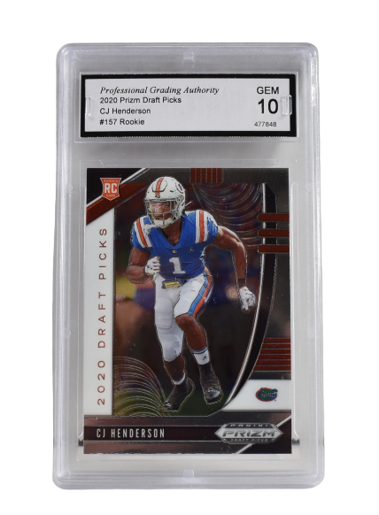 CJ Henderson #157 Rookie Gem 10 2020 Prizm Draft Picks