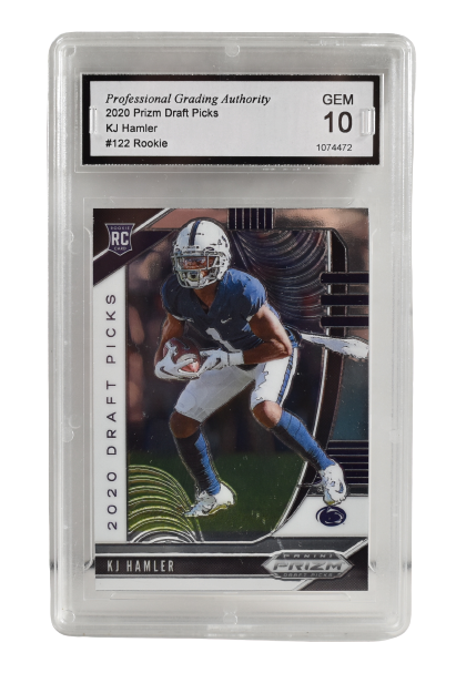 KJ Hamler #122 Rookie 2020 Prizm Draft Picks Gem 10