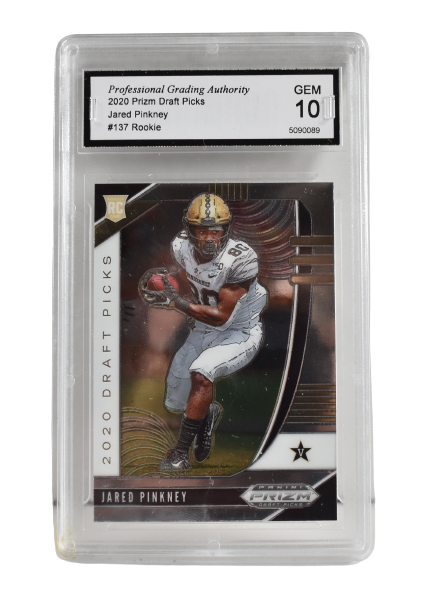 Jared Pinkney #137 Rookie 2020 Prizm Draft Picks Gem 10