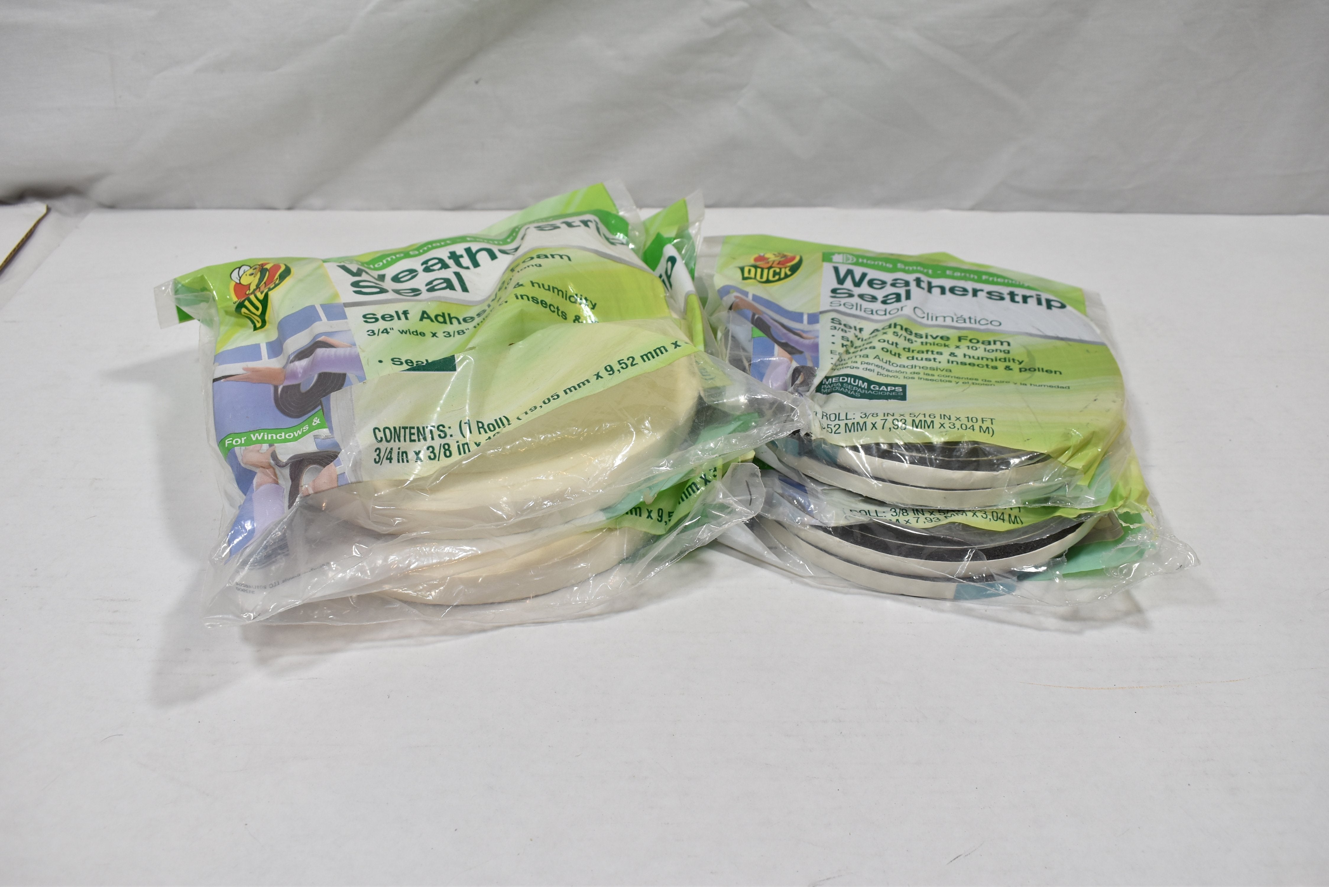 Weather Strips Seal 3/8 wide 5/16 thick x 10 Long 2Pc