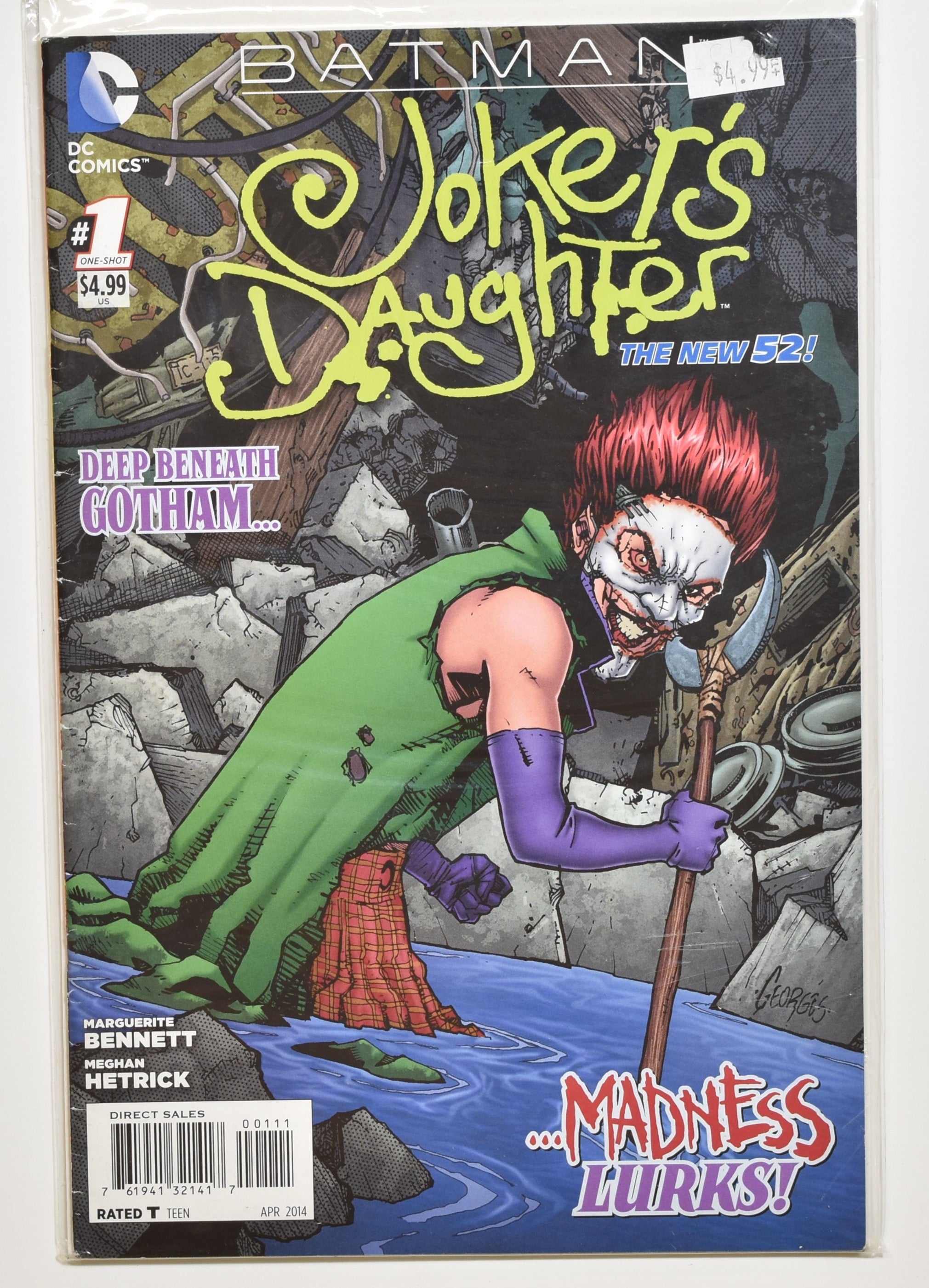 Jokers Daughter 1 The New 52 Madness Lurks