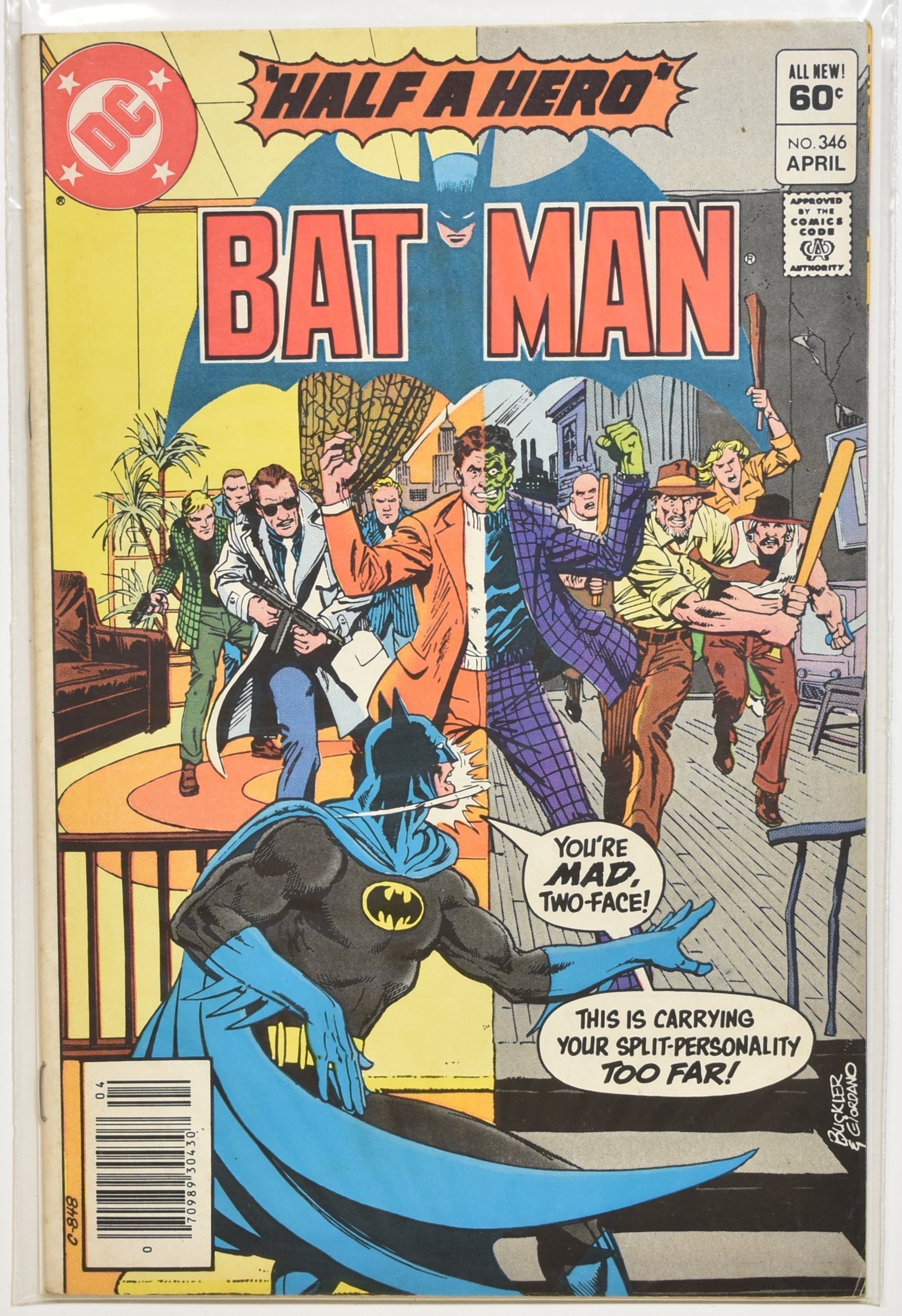 Bat Man 346 April Half Hero