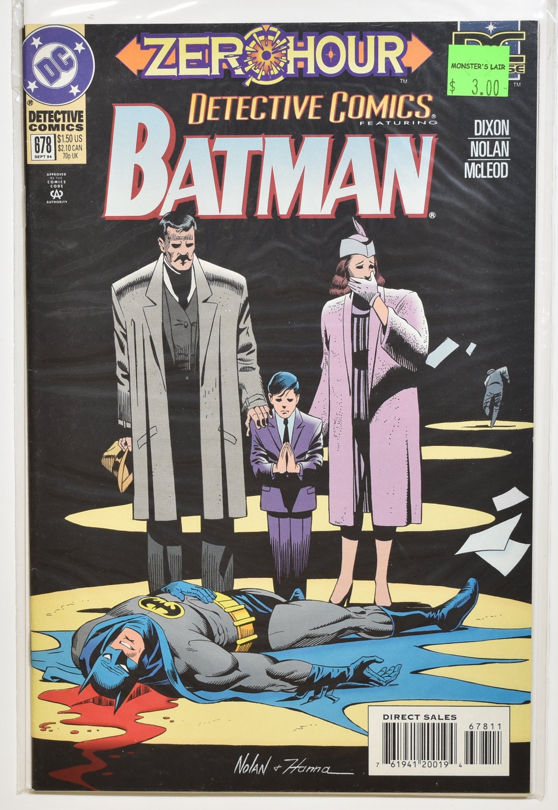 Detective Comics Batman 678 Zer Hour