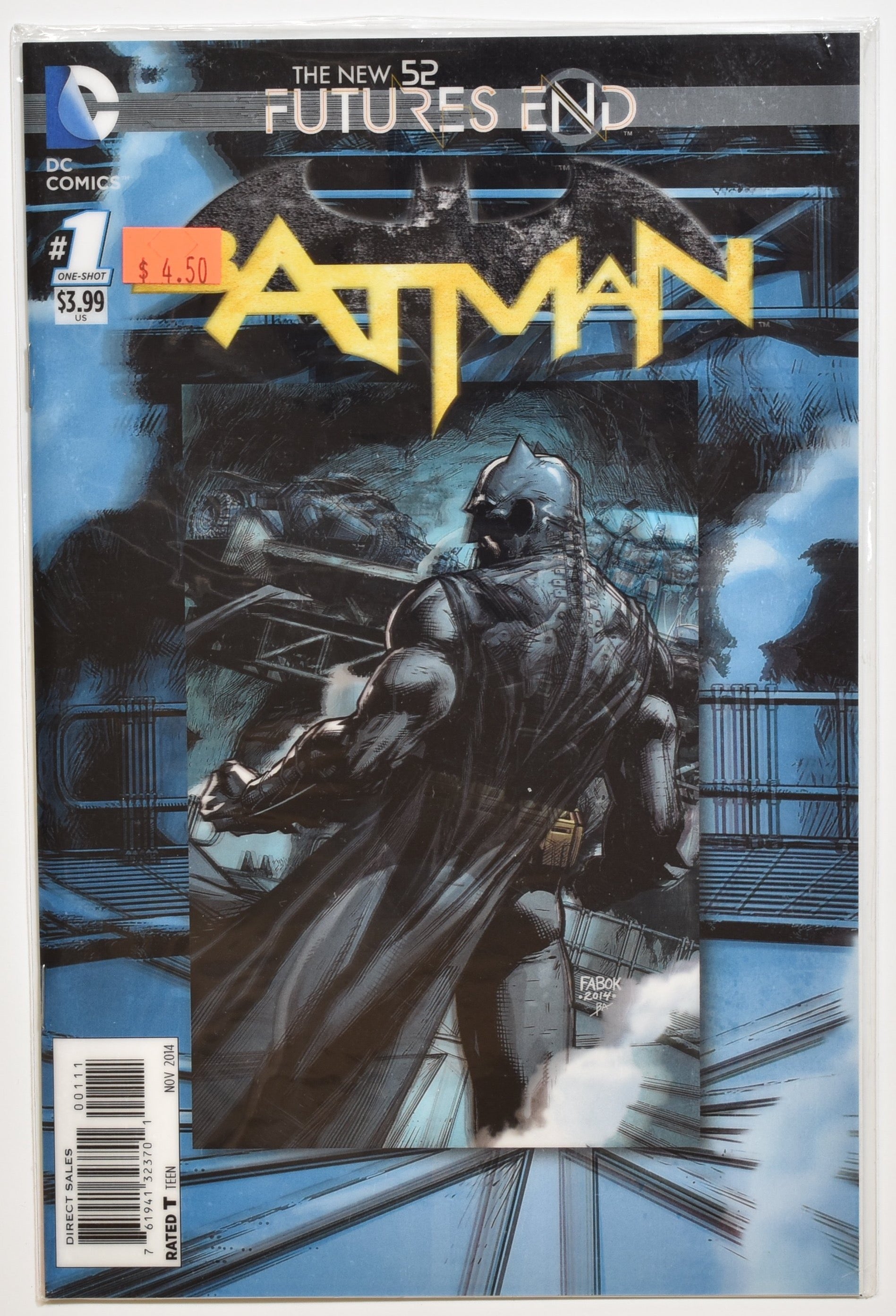 Batman 1 Comic The New 52 Futures End Nov 2014 DC Comics