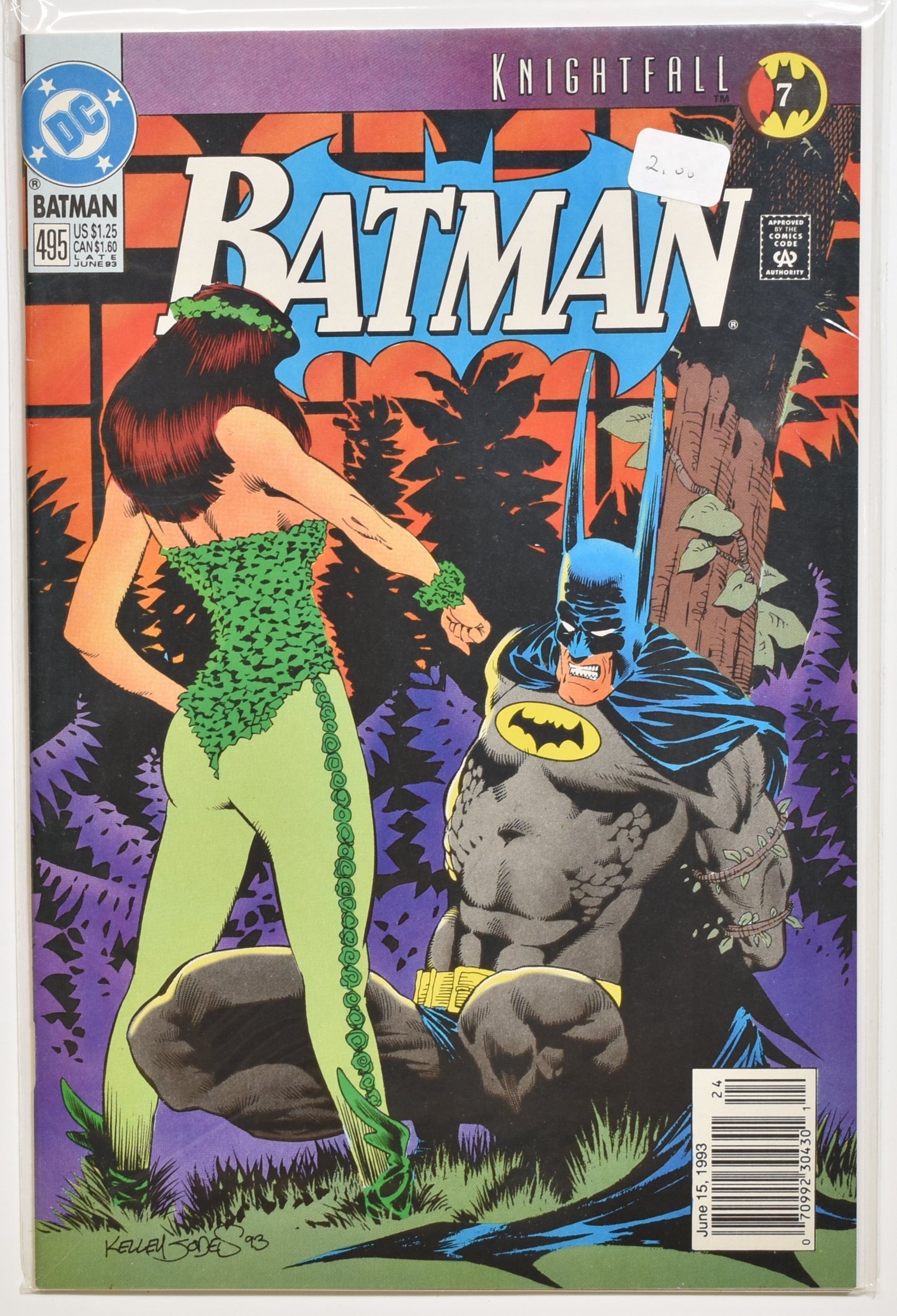 Batman 495 Comic Night Fall Dc Comic Comic Book