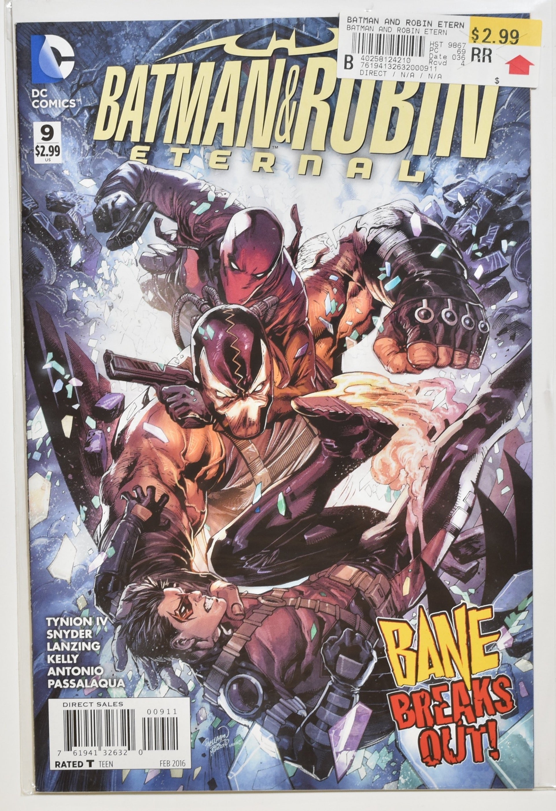 Batman and Robin Eternal 9 Dc Comics Comic Book