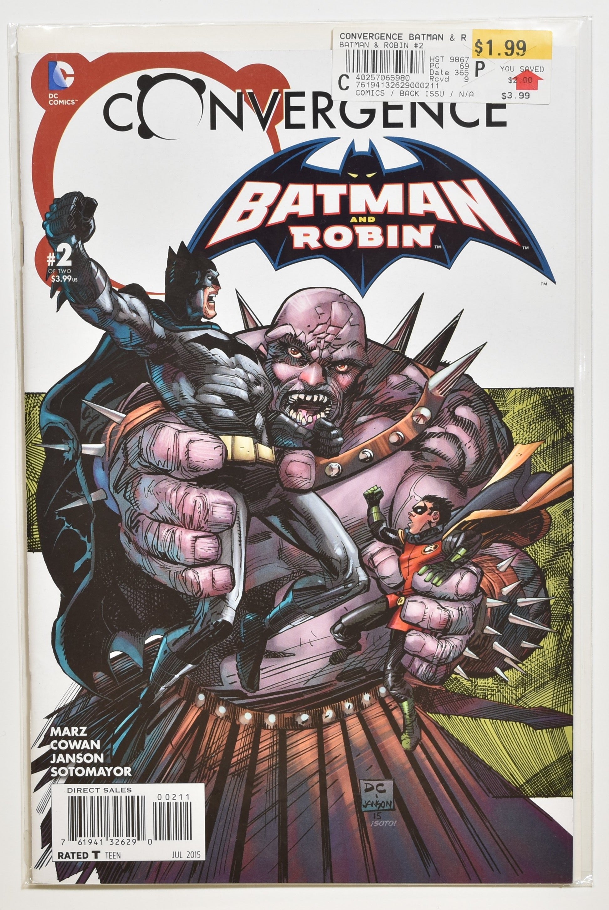 Batman and Robin 2 Convergence 2015 Dc comics