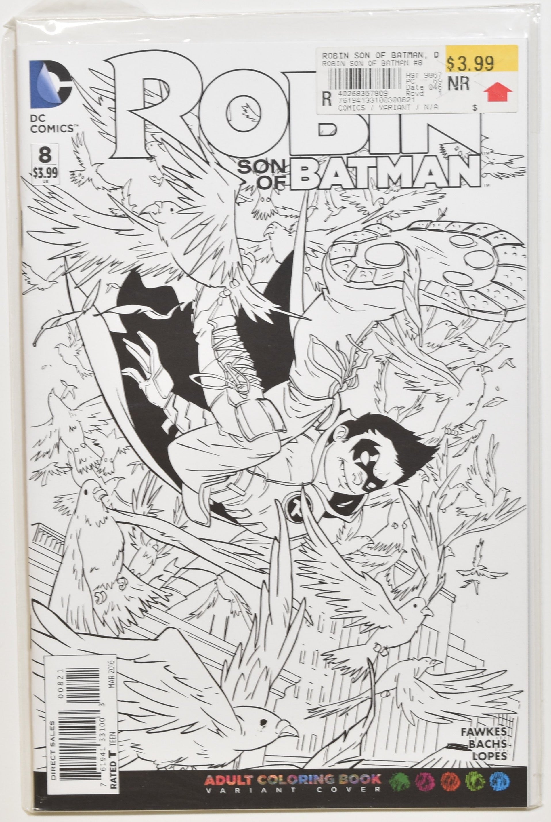 Robin Son of batman 8 Comic Book DC Comics 2016