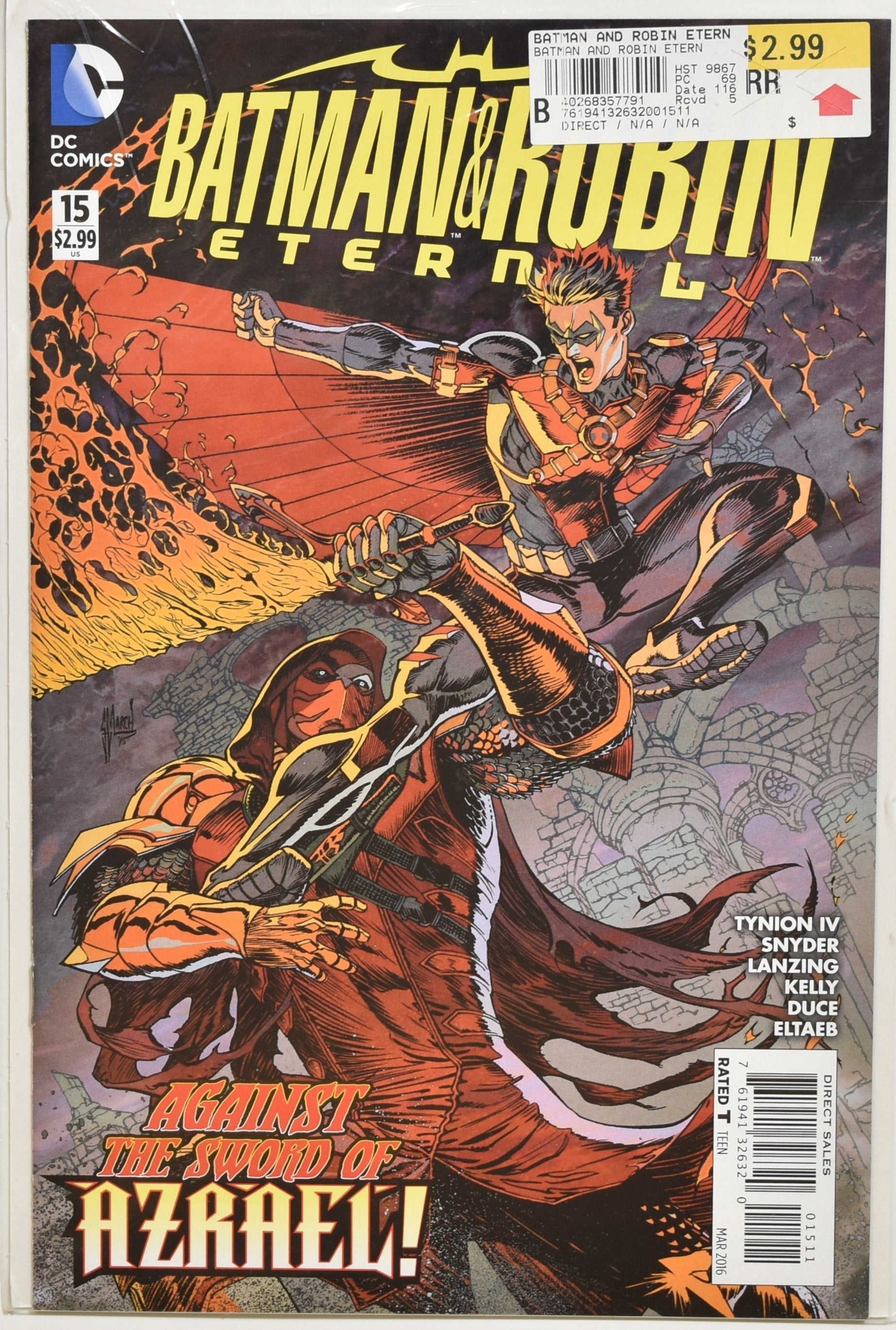 Batman And Robin 15 Azrael Dc Comics