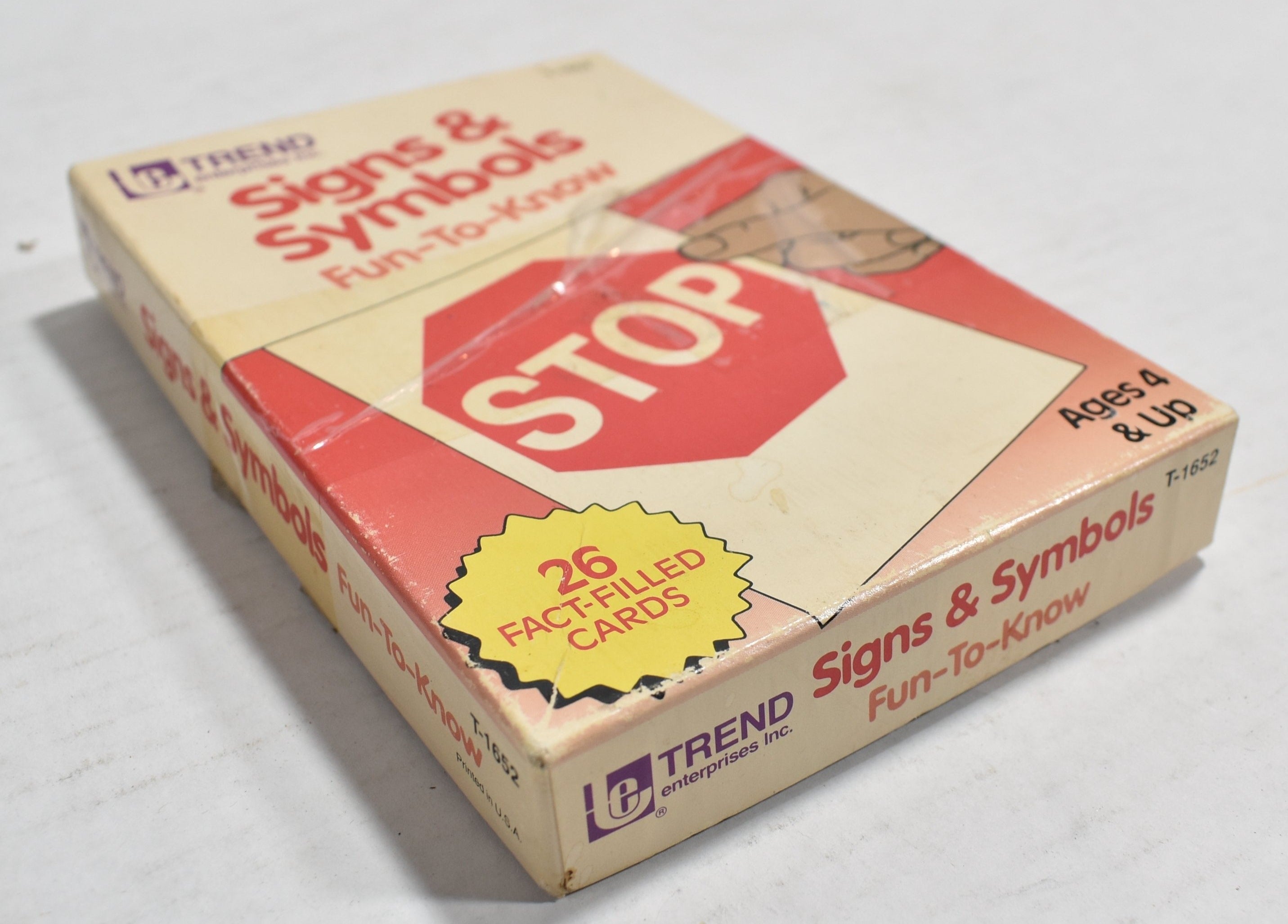 Signs & Symbols Fun to Know 26 Fact Filled Cards Trend Enterprises Inc T-1652
