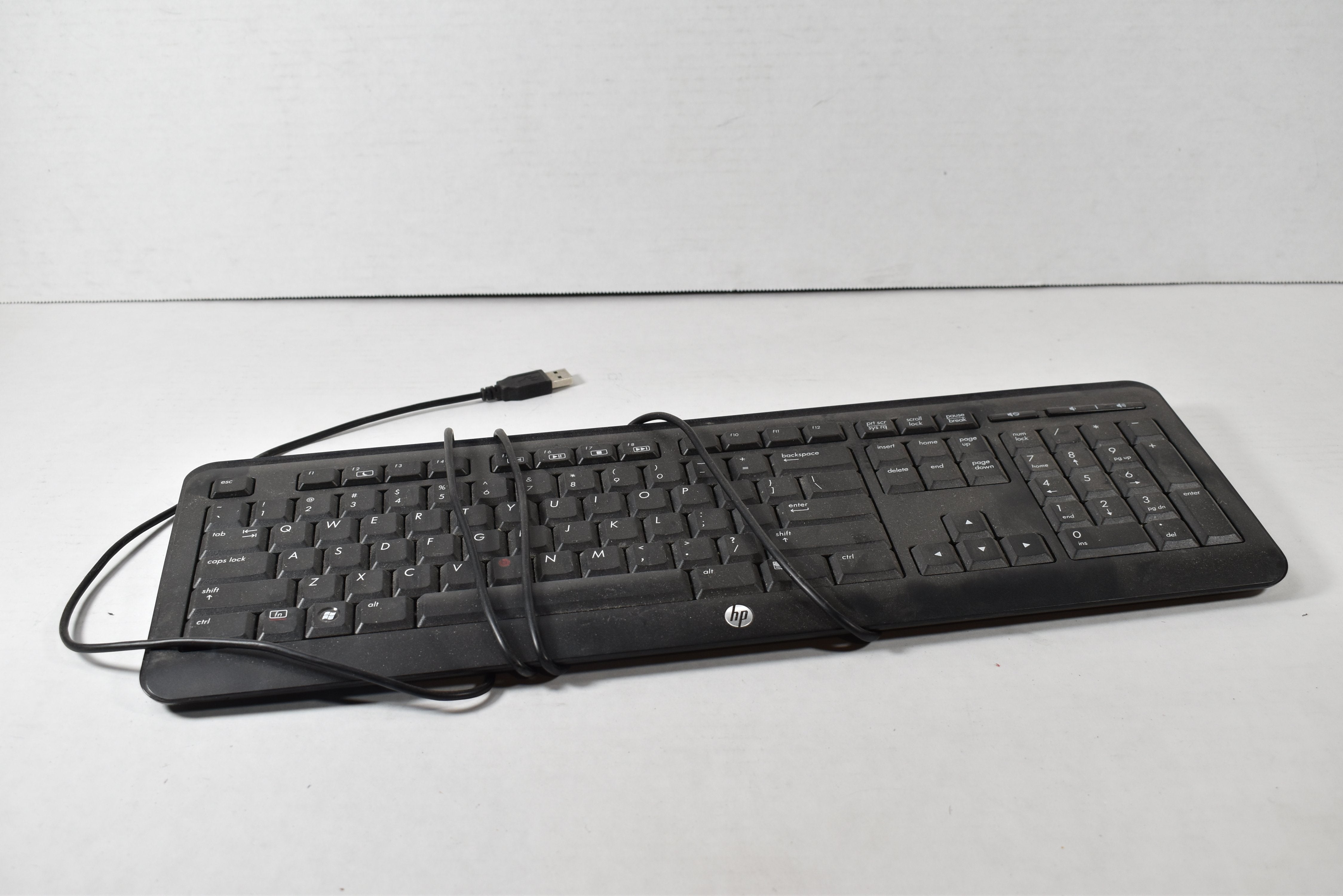 HP USB Keyboard Used Tested # KB38211
