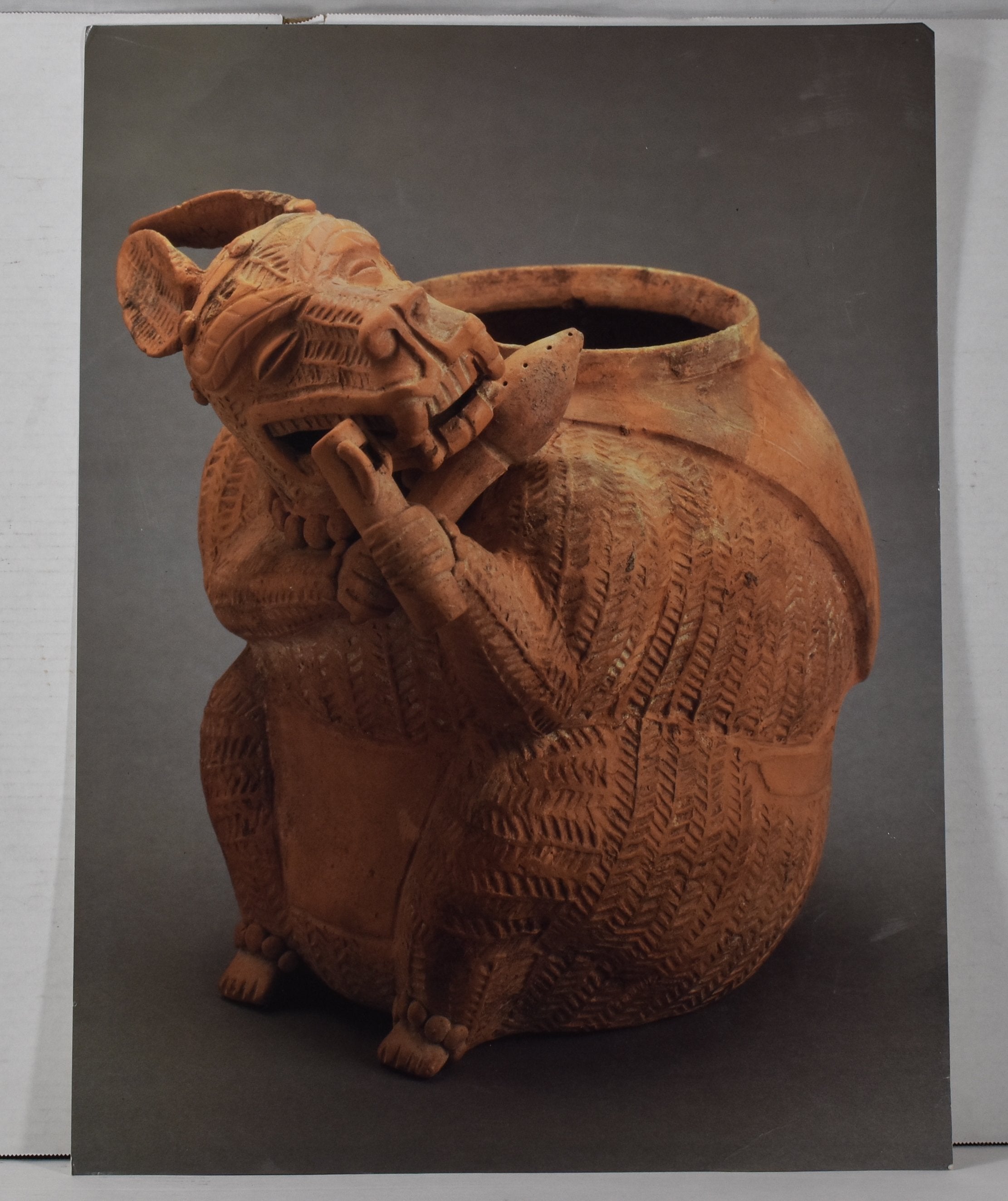 Fine Art Print Animal Vessel 3-7 Artist UNKNOWN Sculpture Teotihuacan