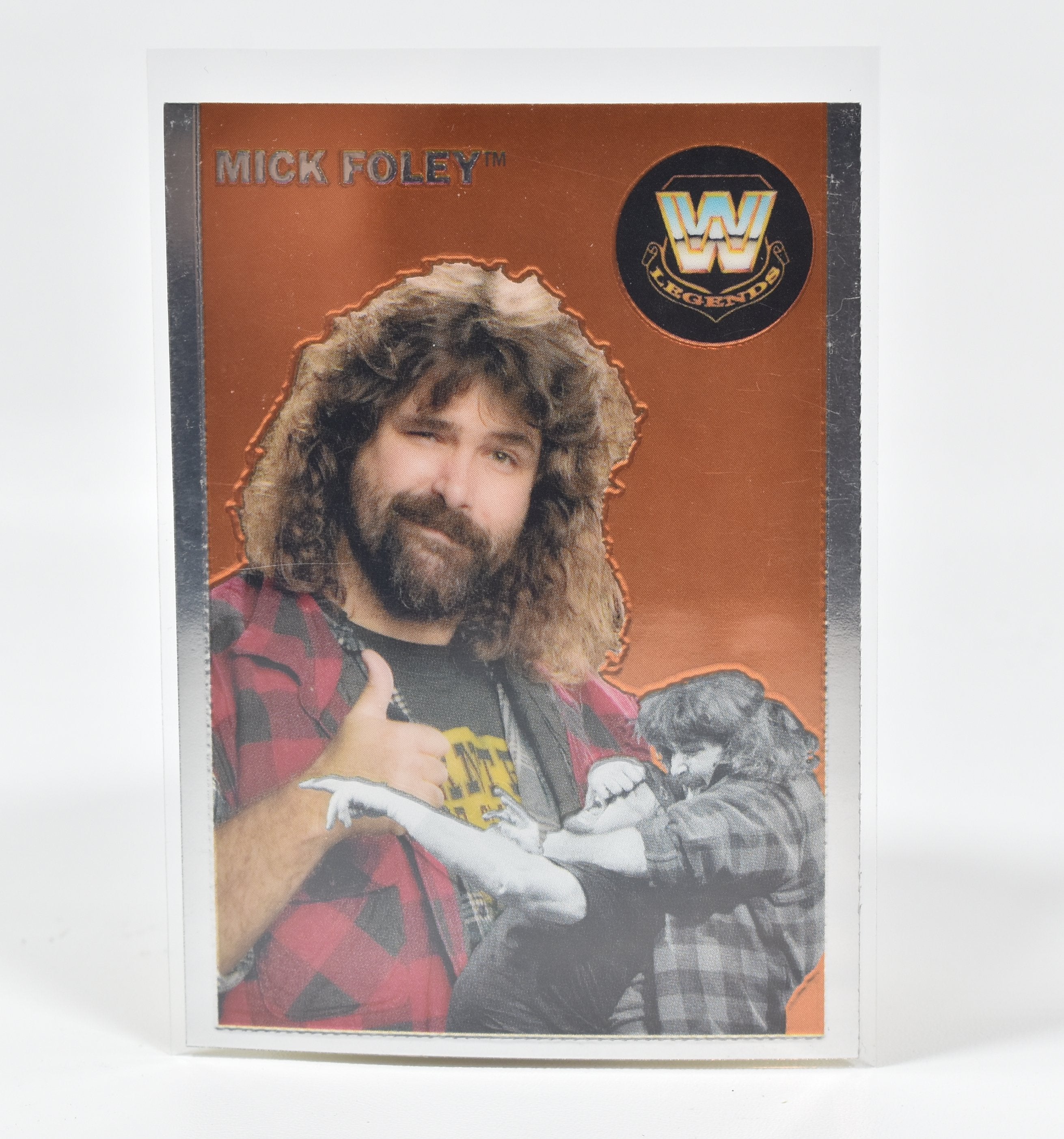 Mick Foley Topps Chrome 2007 Heritage Legends Card
