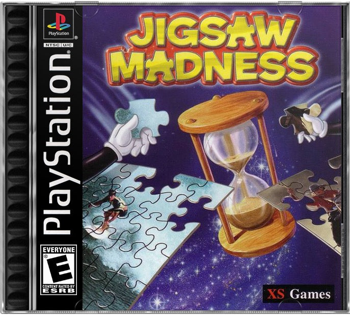 Jigsaw Madness PS1 Sony Playstation 1 Used Video Game