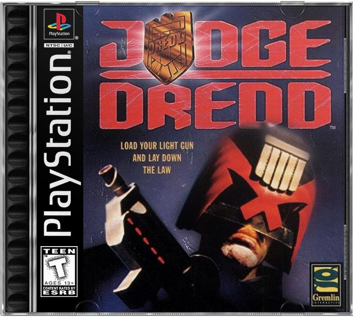 Judge Dredd PS1 Sony Playstation 1 Used Video Game