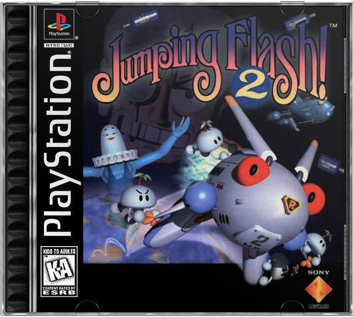 Jumping Flash! 2 PS1 Sony Playstation 1 Used Video Game