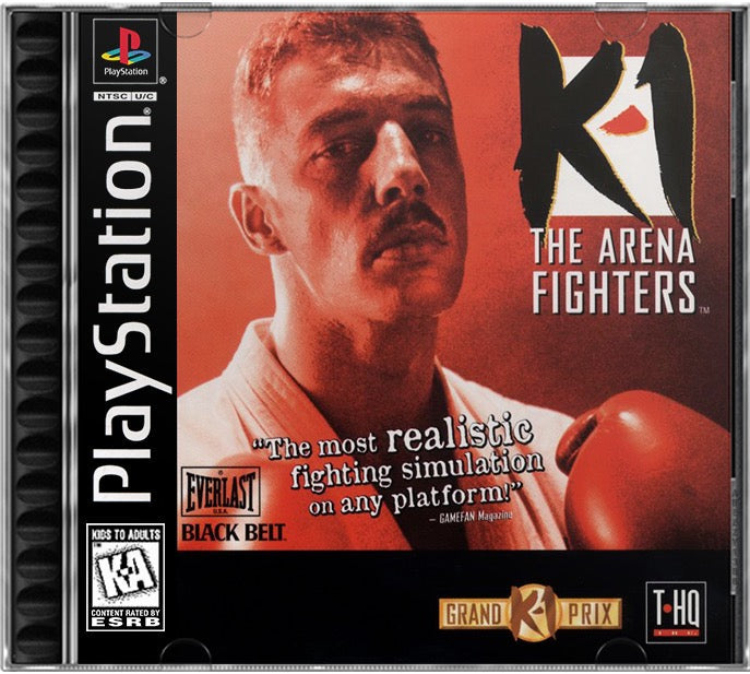 K-1 The Arena Fighters PS1 Sony Playstation 1 Used Video Game