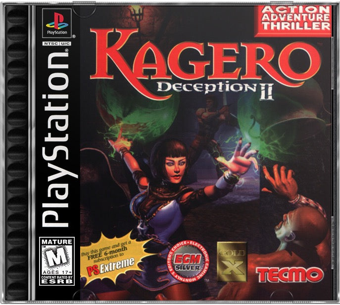 Kagero - Deception II PS1 Sony Playstation 1 Used Video Game