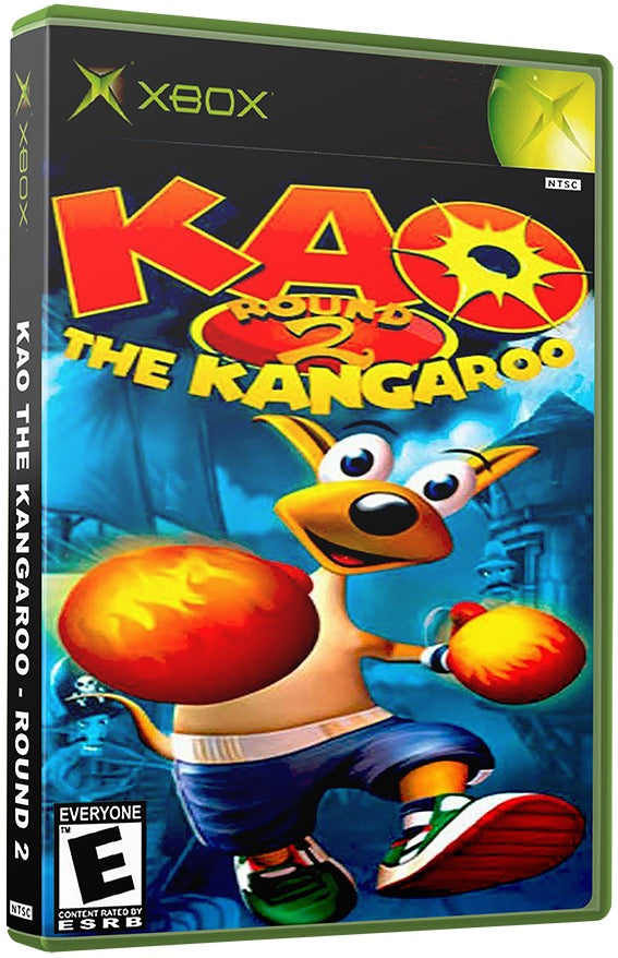 Kao the Kangaroo Round 2 Used Microsoft XBOX Original Video Game
