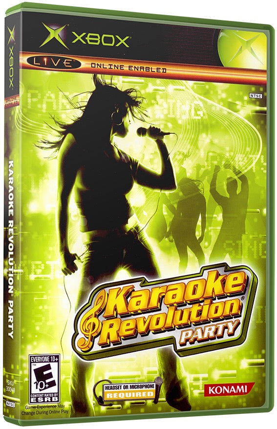 Karaoke Revolution Party Used Microsoft XBOX Original Video Game