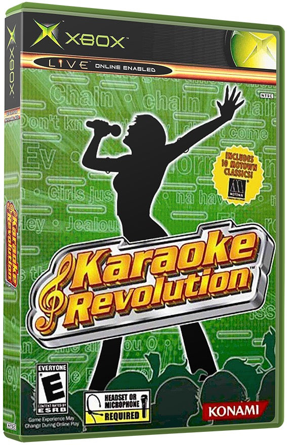 Karaoke Revolution Used Microsoft XBOX Original Video Game