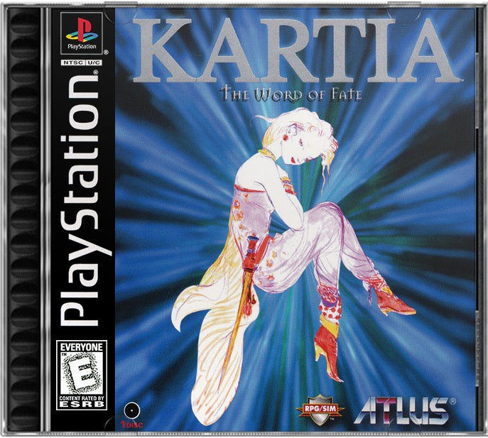 Kartia - The Word of Fate PS1 Sony Playstation 1 Used Video Game