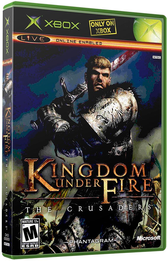 Kingdom Under Fire - The Crusaders Used Microsoft XBOX Original Video Game