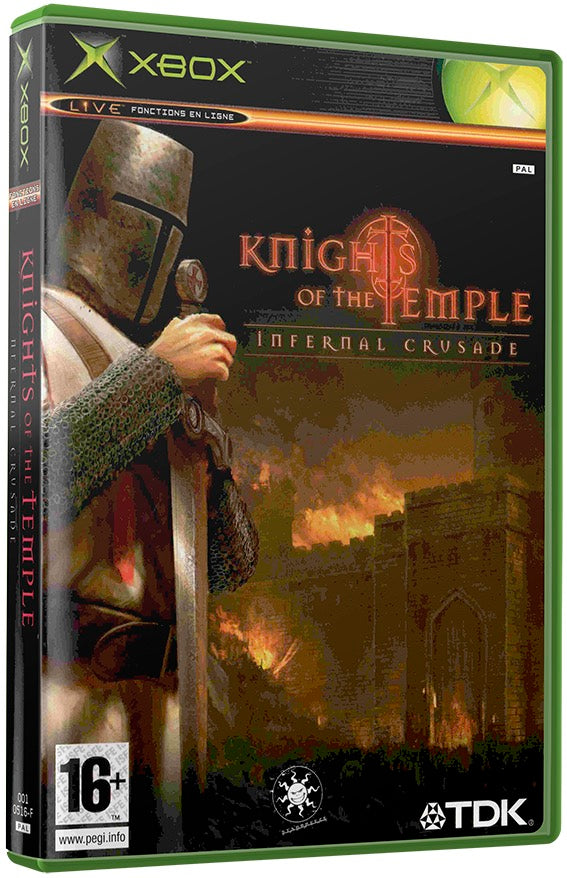 Knights of the Temple - Infernal Crusade Used Microsoft XBOX Original Video Game
