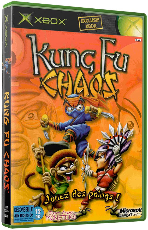 Kung Fu Chaos Used Microsoft XBOX Original Video Game