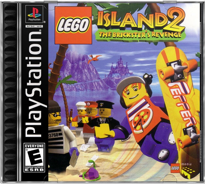 LEGO Island 2 - The Brickster's Revenge PS1 Sony Playstation 1 Used Video Game