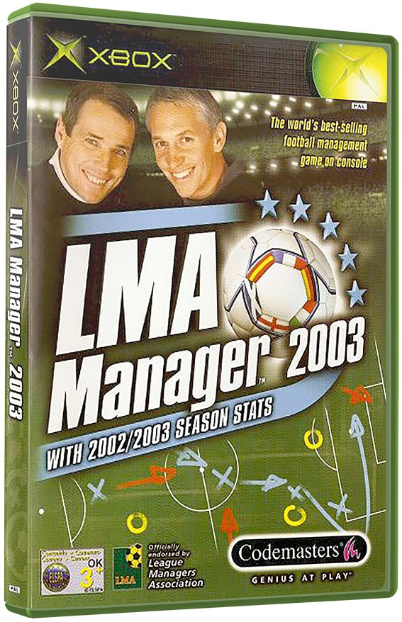 LMA Manager 2003 Used Microsoft XBOX Original Video Game