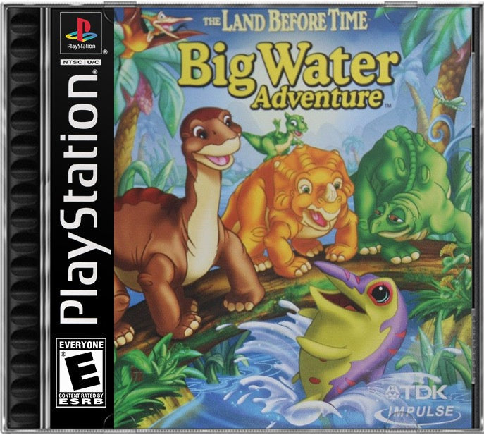 Land Before Time, The - Big Water Adventure PS1 Sony Playstation 1 Used Video Game