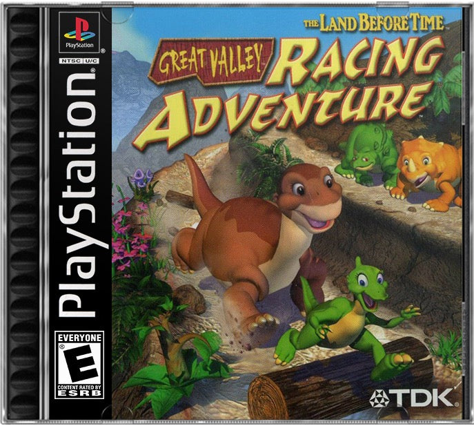 Land Before Time, The - Great Valley Racing Adventure PS1 Sony Playstation 1 Used Video Game