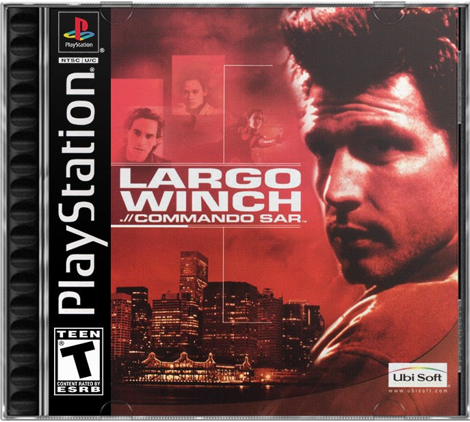 Largo Winch - Commando SAR PS1 Sony Playstation 1 Used Video Game