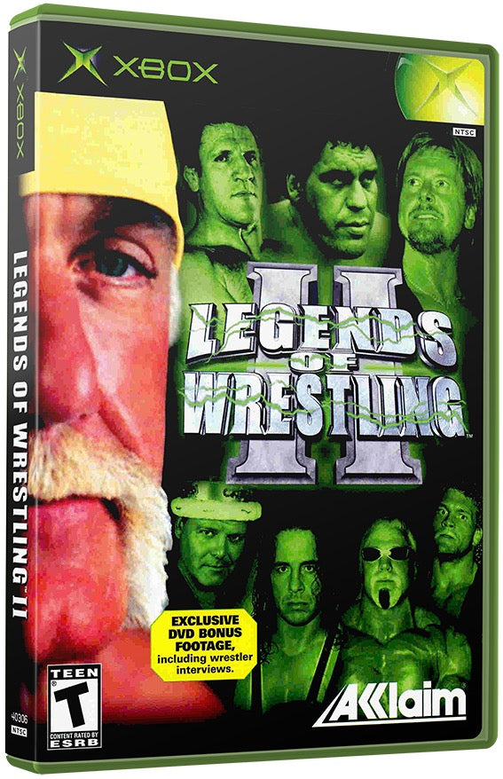 Legends of Wrestling II Used Microsoft XBOX Original Video Game