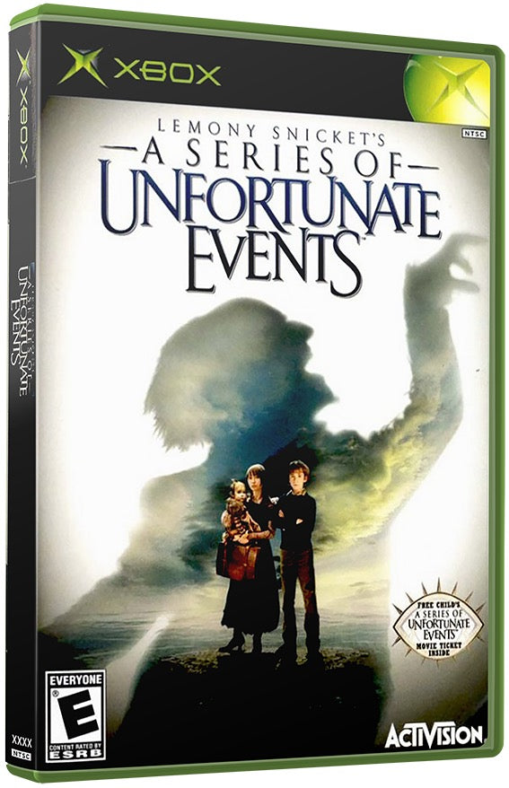 Lemony Snicket's - A Series of Unfortunate Events Used Microsoft XBOX Original Video Game