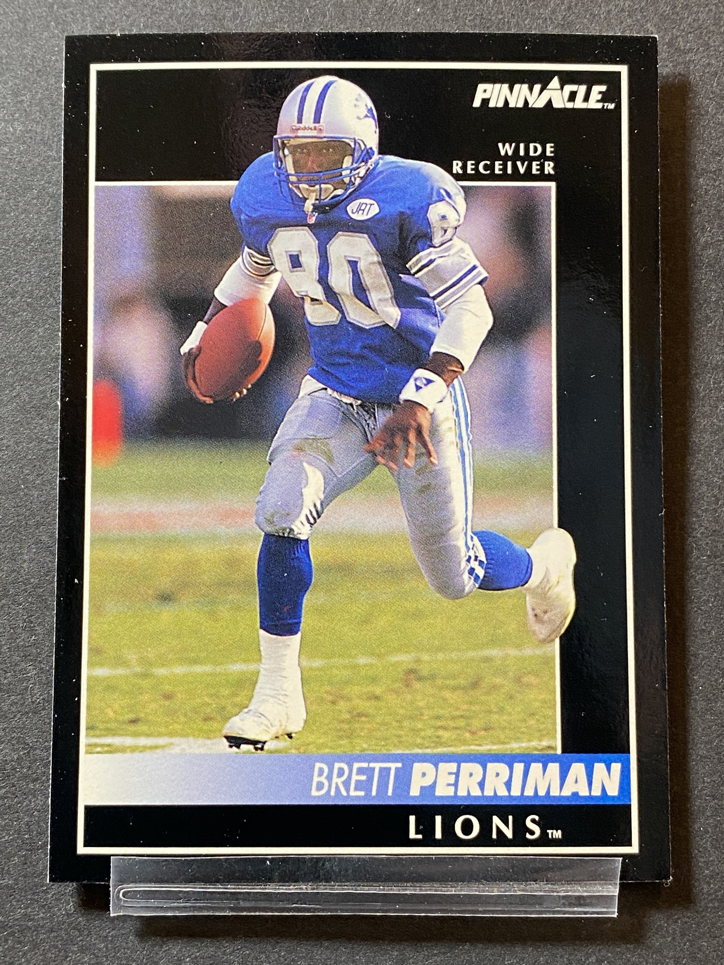 Brett Perriman 239 1992 Pinnacle Football Card Detroit Lions