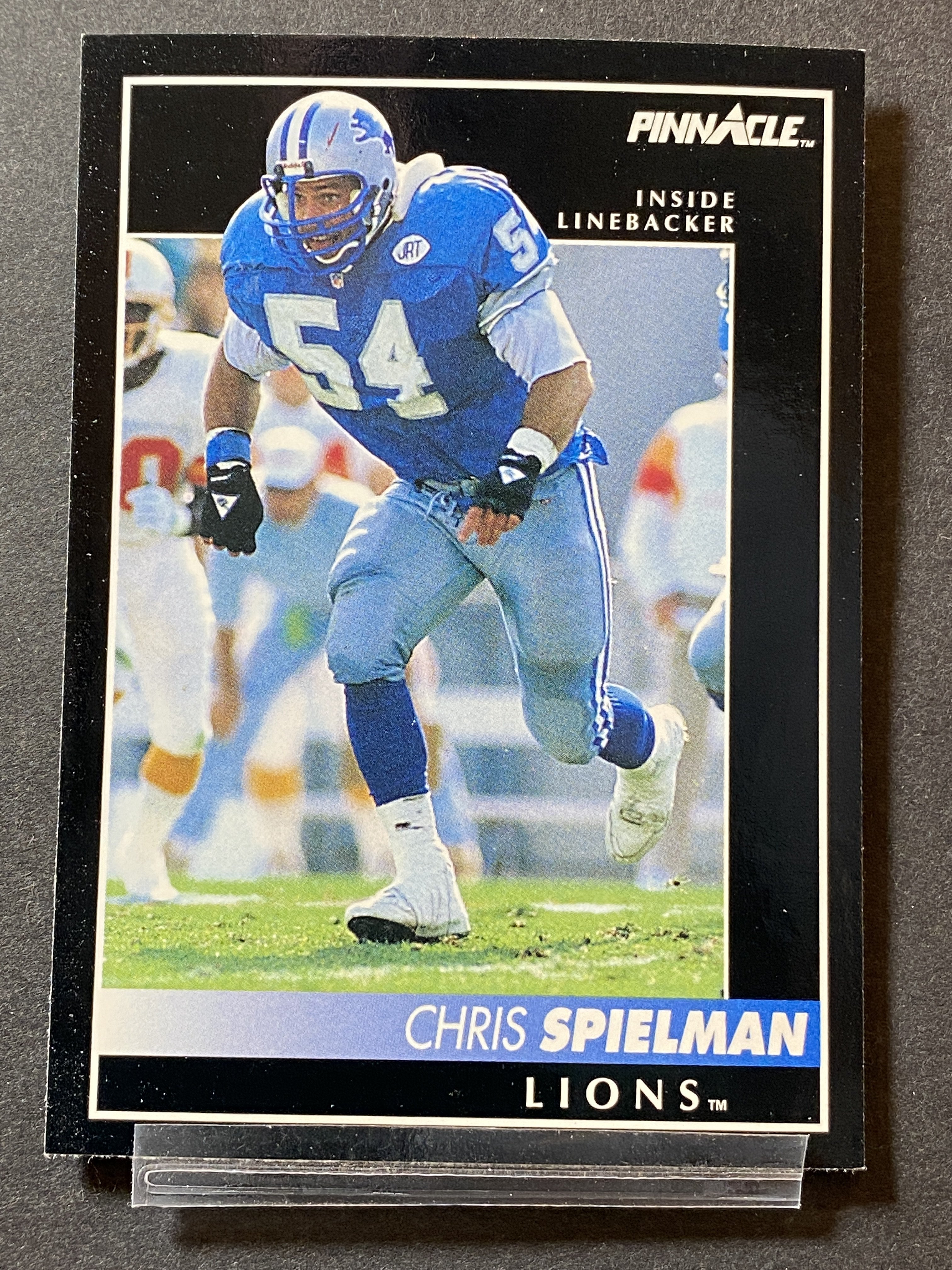 Chris Spielman 19 1992 Pinnacle Football Card Detroit Lions